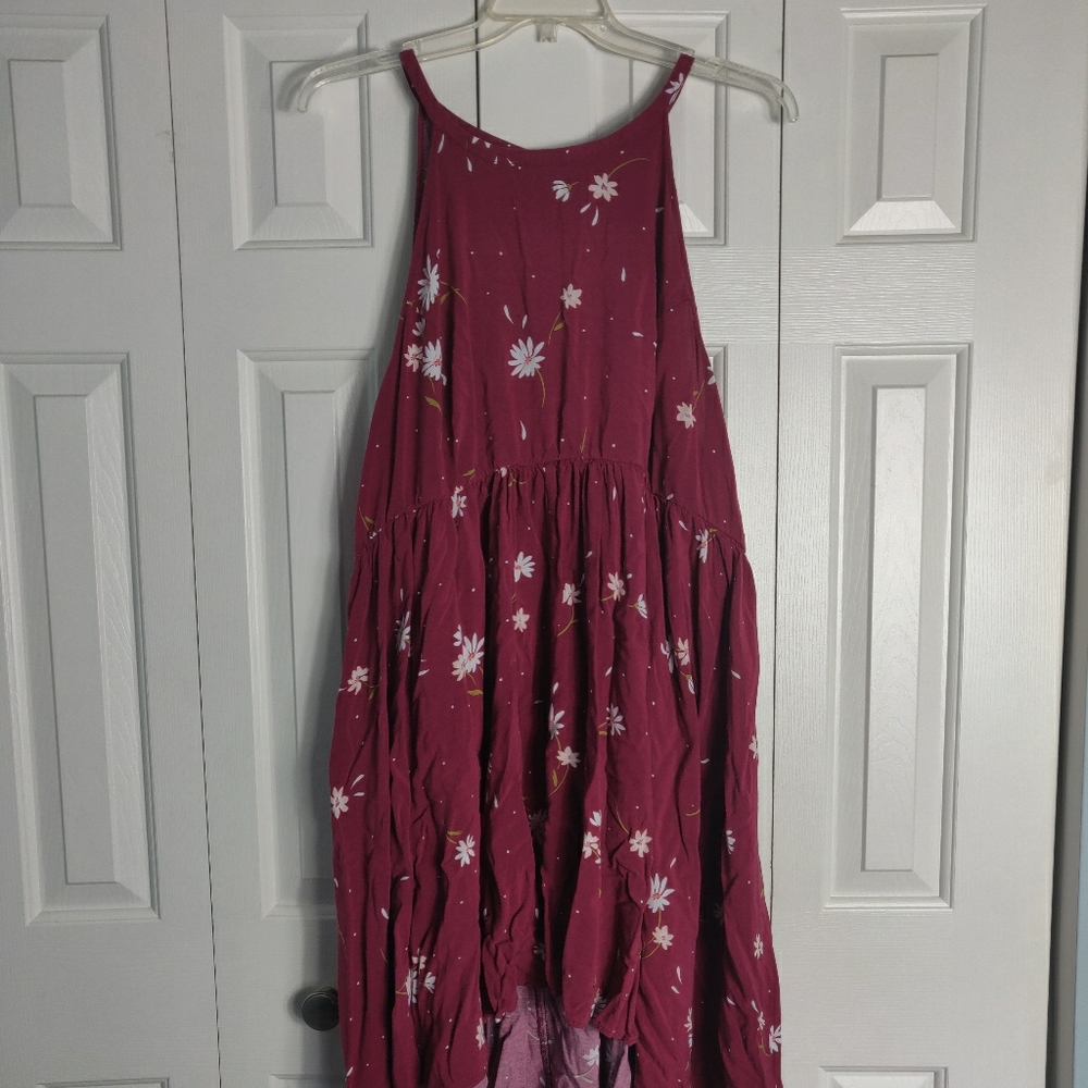 Floral hi low dress